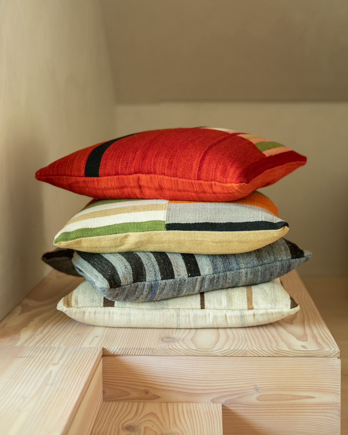 Striped best sale floor pillow